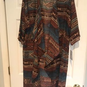 Lularoe Shirley Aztec print